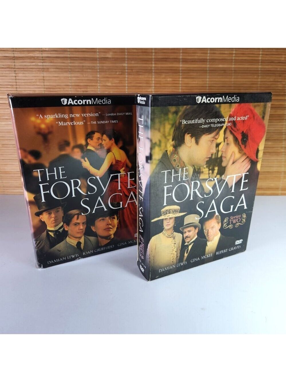The Forsyte Saga Series 1 (DVD 2002 3-Disc Set) Series 2 (DVD 2003 2 Disk Set)